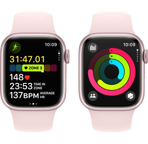 Apple Watch 9, 45mm, LTE, Pink 111 фото