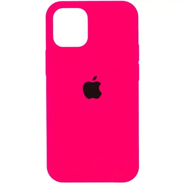 Чохол Silicone case iPhone 14/14Pro/14ProMax bright pink 546 фото