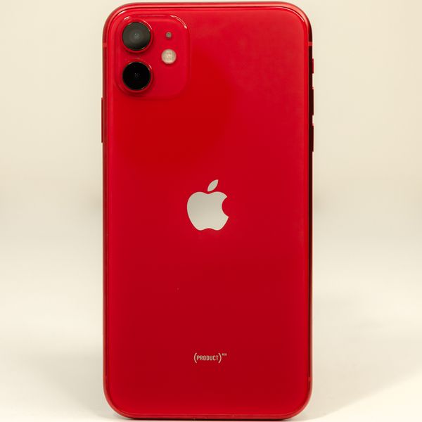 б/у iphone 11, Red, 128GB (Відмінний стан) 165 фото