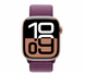 Apple Watch Series 10 42mm Rose Gold Aluminium Case with Plum Sport Loop (MWWK3) 4456 фото 1