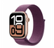 Apple Watch Series 10 42mm Rose Gold Aluminium Case with Plum Sport Loop (MWWK3) 4456 фото 2