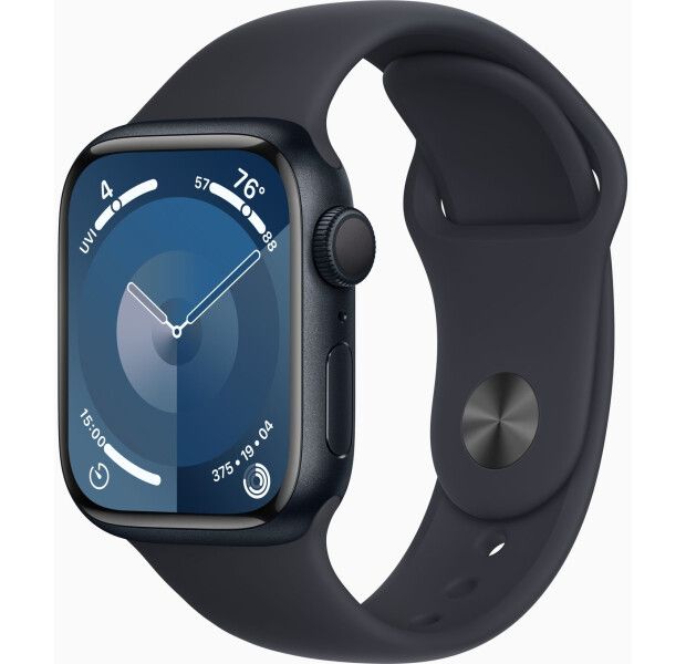 Apple Watch 9, 41mm, LTE, Midnight 116 фото