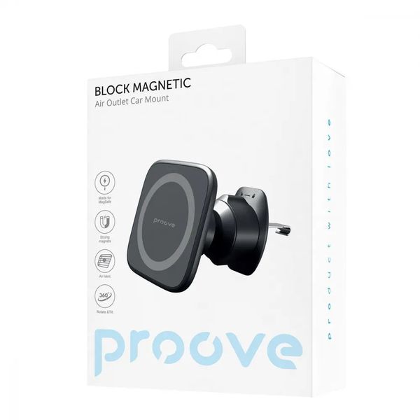 Автомобільний тримач Proove Block Magnetic Air Outlet Car Mount 277 фото