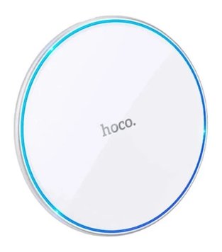 Бездротовий зарядний пристрій Hoco Easy Wireless Charger CW6 Pro White 378 фото