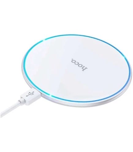 Бездротовий зарядний пристрій Hoco Easy Wireless Charger CW6 Pro White 378 фото