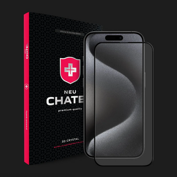 Захисне скло NEU Chatel Corning Glass для iPhone 15 Pro Max 654336 фото