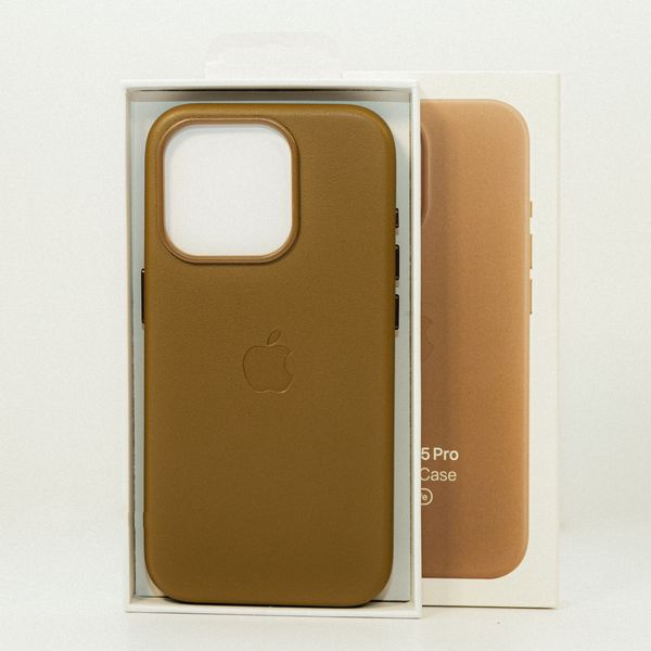 Чохол iPhone 15 Pro Original Leather Case 240 фото