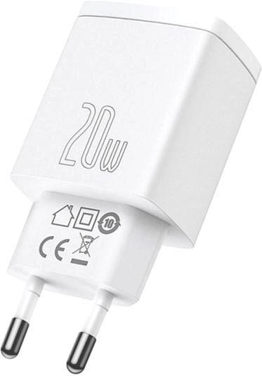 Блочок Baseus Compact Quick Charger U+C 20W EU White 292 фото