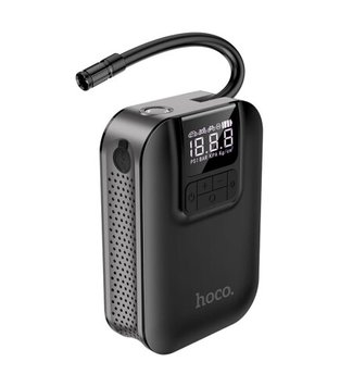 Автомобільний насос HOCO S53 BREEZE PORTABLE SMART AIR PUMP BLACK 363 фото