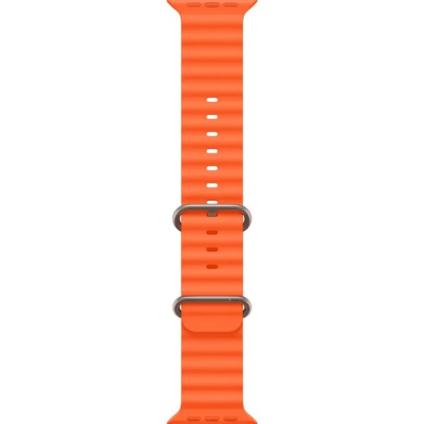 Apple Watch Ultra 2 GPS + Cellular 49mm Titanium Case with Orange Ocean Band (MREH3) 52 фото