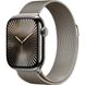 Apple Watch Series 10 46mm Natural Titanium Case with Natural Milanese Loop M/L (MWYC3) 56767 фото 2