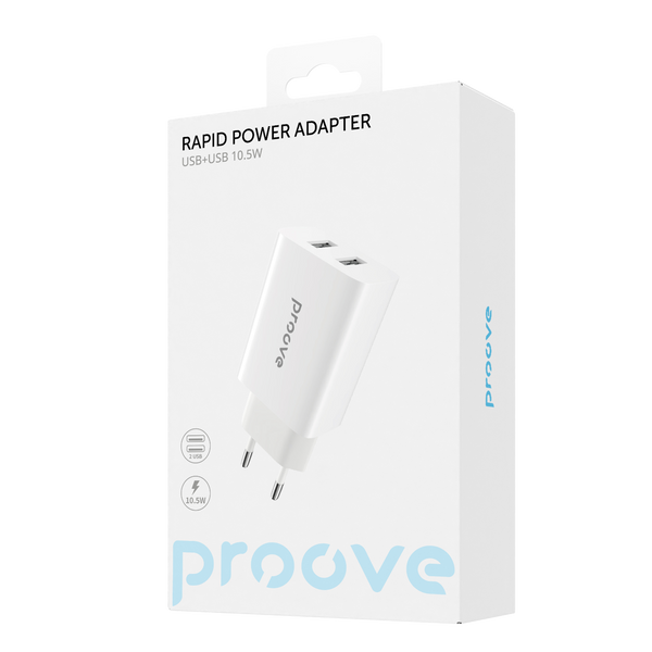 Rapid Power Adapter блочок USB+USB 10.5W 264 фото